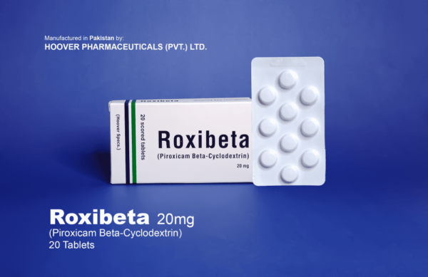 Roxibeta (Piroxicam as Beta Cyclodextrin 20mg Tablet)