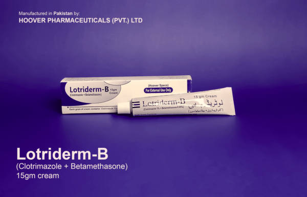 Lotriderm-B (Clotrimazole 1% + Betamethasone Dipropionate 0.05% Cream)